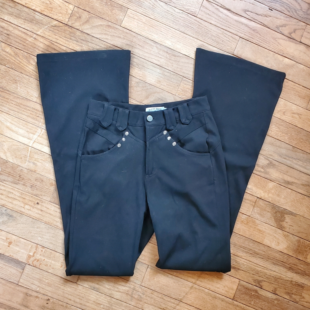 Crazy Train Black Flare Pants
